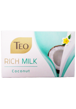 Мыло туалетное Teo Rich Milk coconut, 90 г